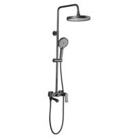 Panou de duș Frap F 2475-9 GRAFIT cu bara dus Alama