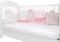 Set perne de plus pentru patut KikkaBoo Hippo Dreams