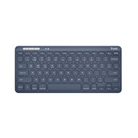 Tastatură Trust Lyra Multi-Device Compact Wireless Blue, US