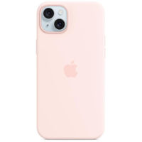 Husă pentru smartphone Apple iPhone 15 Plus Silicone MagSafe Light Pink MT143