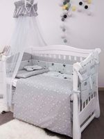 Постельный комплект Twins Premium Modern P-102 Медвежата со звездочкой, код 42991
