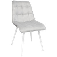 Стул Deco Capella Catifea Grey HLR20 + White Legs