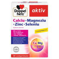 Calciu+Magneziu+Zinc+Selen comp. N30 Doppelherz