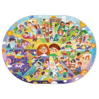 Puzzle Dodo 300619 Puzzle educativ Rutina zilnică, 100el