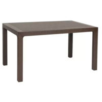 Садовая мебель Hydro S Стол из ротанга, 140x80x75, коричневый