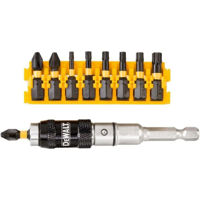 Набор головок, бит, насадок DeWalt DT70578T-QZ Set capete de insurubat IMPACT Torsion cu prelungitor magnetic 10pc.
