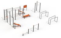 Complex sportiv "Street Workout" pe cleme РТР 523-01-X ART.19105