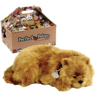 Jucărie de pluș Perfect Petzzz 91-21 Cățeluș Pomeranian cu imitație de respirație