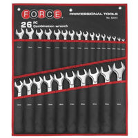 Ключ гаечный Force 5261C Набор рожково-накидных ключей 6-32мм. 26 ед.