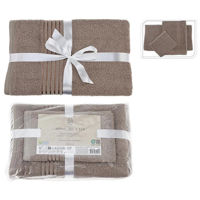 Домашний текстиль H&S 53891 Set prosoape 3buc (30x50cm, 50x100cm, 70x140cm) maro