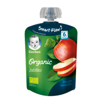 Pireu Gerber Organic de mere (6+ luni), 80g