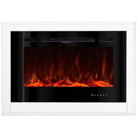 Șemineu electric ArtFlame Melania & Adeli, 740x1070x160 mm, Alb