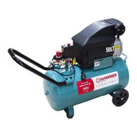 Компрессор MPN 50L, 1800W, 8 bar, 206L/min