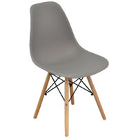 Стул Evelin di Costacurta LC-021, Дерево/Пластик, Grey