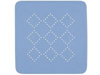 Коврик для душа 55X55cm Alaska синий, PVC