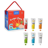 Set de creație Mideer MD4165 Set de vopsea pentru Pictura cu degetele, 6 culori