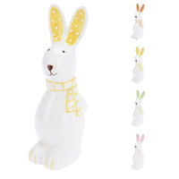 Декор H&S 20974 Статуэтка Кролик с шарфом 13см