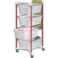 Этажерка Artex 13.20.04 Etajera cu roti 4 rafturi color