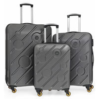 Чемодан CCS 5208 Set Anthracite