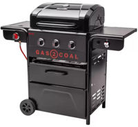Мангал Char-Broil Gratar pe gaz&carbuni Gas2Coal 3 Burner Hybrid Special Edition 330 + Tava tigaie (140994)