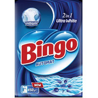 Стиральный порошок Bingo для белых вещей 450г