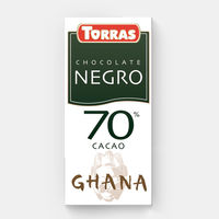 Шоколад темный Африка 70% без глютена Torras 125г
