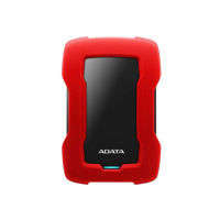 2.0TB (USB3.1) 2.5" ADATA HD330 Anti-Shock External Hard Drive, Red (AHD330-2TU31-CRD)
