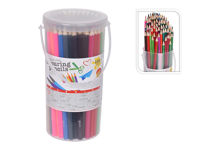 Set creioane colorate 100buc in galeata