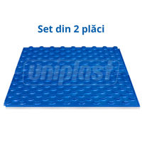 Placa polistiren cu nuturi in set L+R 1.44 m x 0.72 m x 40 mm  KAS