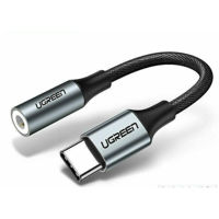 Адаптер для мобильных устройств Ugreen 80154 / Cable Audio Adapter Type-C to 3.5mm 10cm, Gray