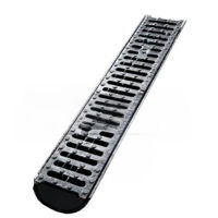 Аксессуар для дома Uniplast 16008 Gratar fonta canalizare cu rigola 750x130x130 mm 18 kg EN124 D400 (tava rotunjita)