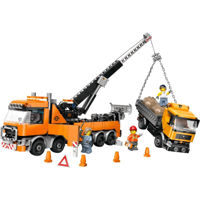 Конструктор Lego 60467 City: Camion de tractare de mare tonaj cu macara
