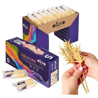 Набор для творчества Okto 10024 Plastilină aerată Air Clay Colours, 10buc, bej, mărimea S
