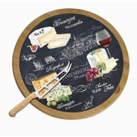 Доска разделочная Easylife R0888#WOCH Platou Bamboo Rotativ 32cm World Of Cheese