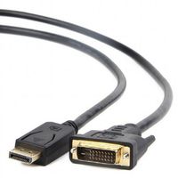 Cable  DP to DVI 1.8m, Cablexpert, "CC-DPM-DVIM-6", Black
