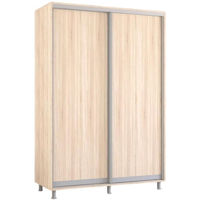 Dulap Mobildor-Lux Aron cu uși glisante (150x60x230H cm) Sonoma