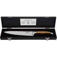 Cuțit Laguiole Luxury Line Chef's Knife Olive Wood in cutie lemn