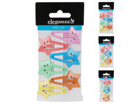 Set agrafe Eleganza "Clip" 6buc 4.5cm, metal