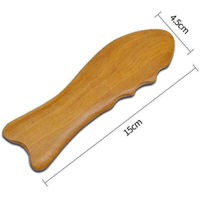 Аксессуар для ухода за лицом inSPORTline 12583 Деревянная гуаша (рыба) 10089