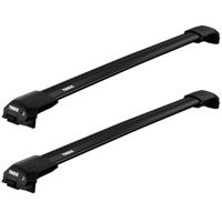 Багажная система THULE Wing Bar Edge + опора Edge Raised Rail 7204 черный