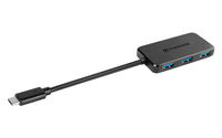 USB Type-C Hub 4-port Transcend "TS-HUB2C" Black (1xUSB Type-C 3.0 to 4xUSB-A 3.0 5Gb/s)