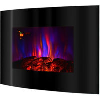 Șemineu electric ArtFlame Carlos, 560x885x135 mm, Negru