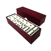Настольная игра Promstore 38325 Игра домино в коробке18x6x4cm