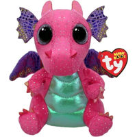 Jucărie de pluș TY TY37361 Dragonul roz Spitfire 15cm (Beanie Boos)