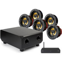 Колонки Hi-Fi LitheAudio 5.1 Wireless In-Ceiling Surround Sound Cinema Kit With WiSA Cinema Hub (B-PRO-W-51CH)