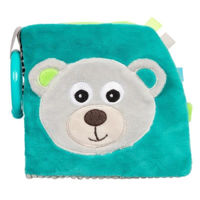 Мягкая игрушка Canpol 68/075 grey Развивающая книжка Мишки серая