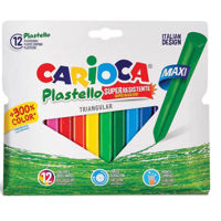 Set de creație Promstore 52726 Creioane din ceara Plastello 24buc