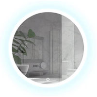 Зеркало для ванной Uniplast LM-209.6060 (rotunda cu janta) 60x60 cm IP44