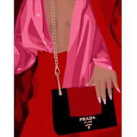 Картина по номерам Strateg R 8 /26 (DY376)(47784) Înaltă modă, 40x50 cm