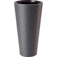 Цветочный горшок Form Plastic 3850-014 Rattana Slim 79 cm, antracit